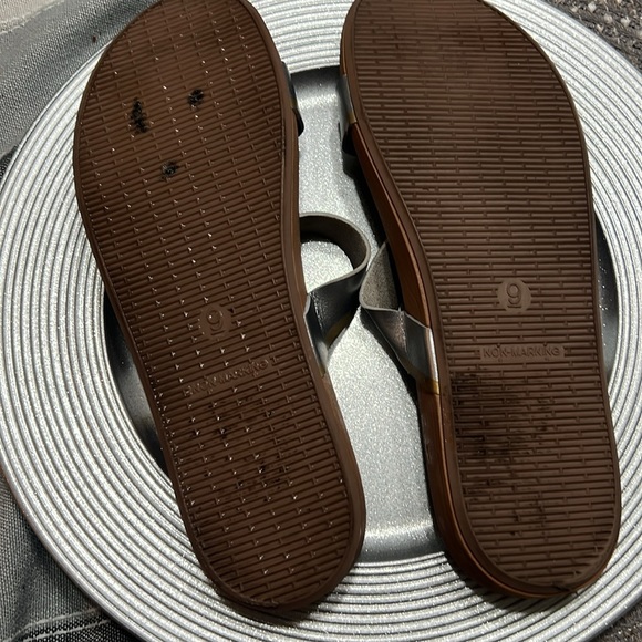 Silver and gold casual sandals - Picture 3 of 5